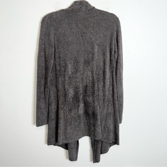 Barefoot Dreams Cardigan Sweater Women Small Medium S/M Chic Lite Gray Grey C3 - Picture 4 of 6